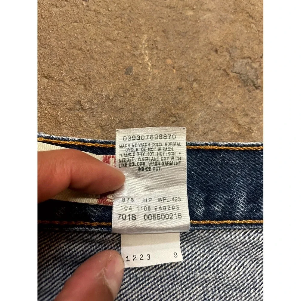 Vintage Levi's 550 Straight Leg Jeans Men 36x34 Blue Denim Relaxed Fit High Rise